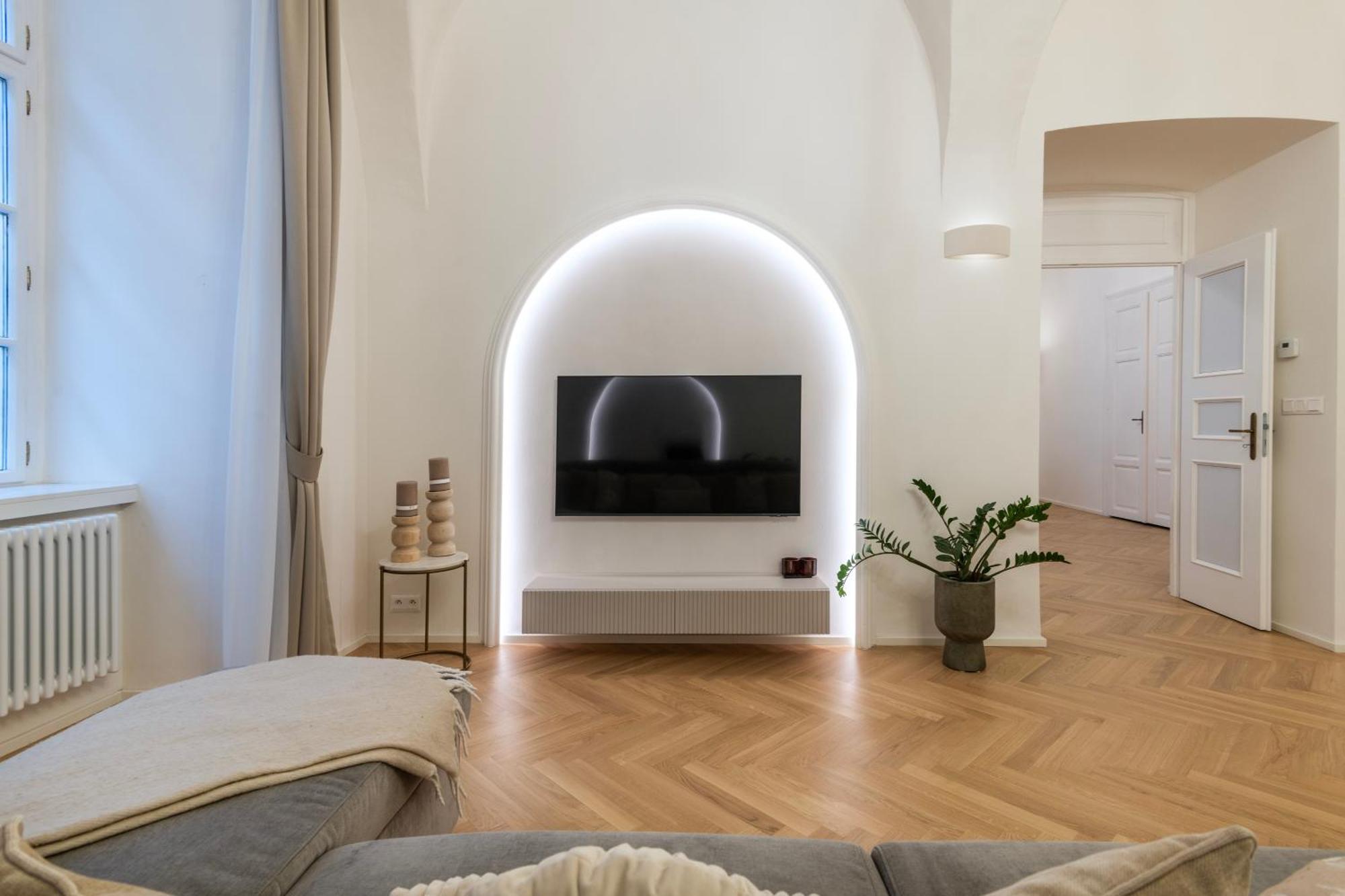 Arch Iv. Appartement Praag Buitenkant foto